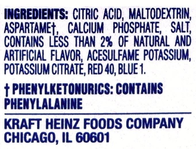 4 12-Quart Boxes Crystal Light Concord Grape Drink Mix