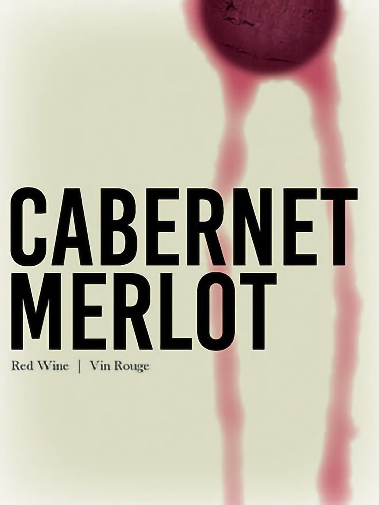 Cabernet Merlot Wine Labels 30/Pack Varietal Collection