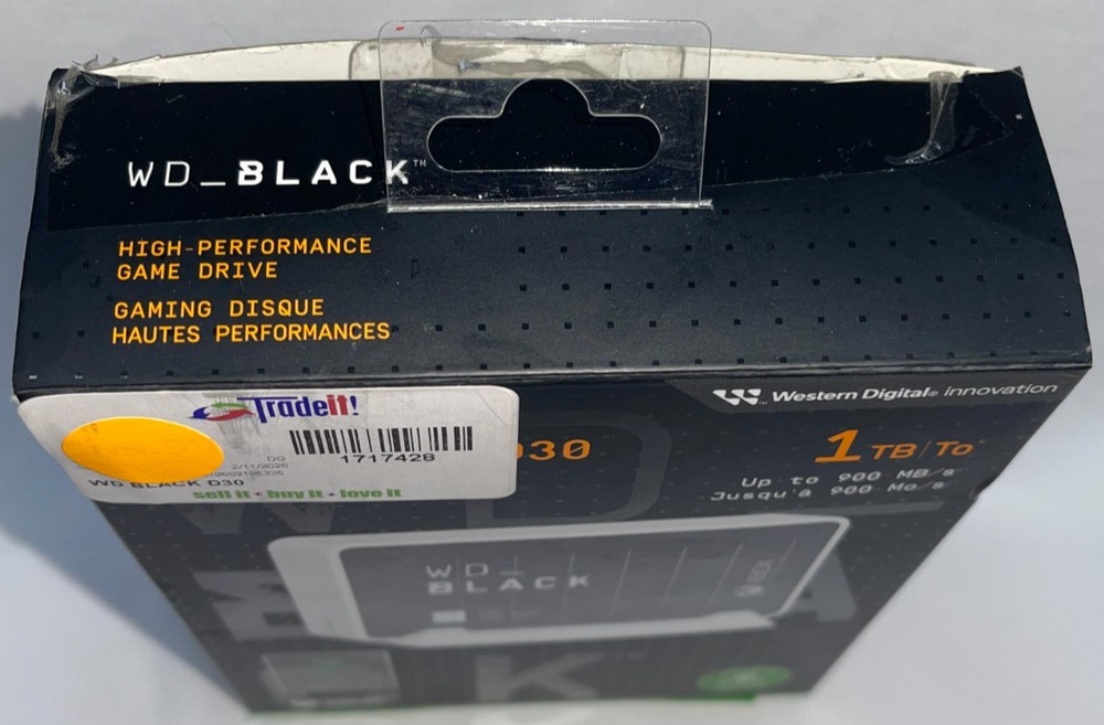 Xbox WD-Black Game Drive 1TB