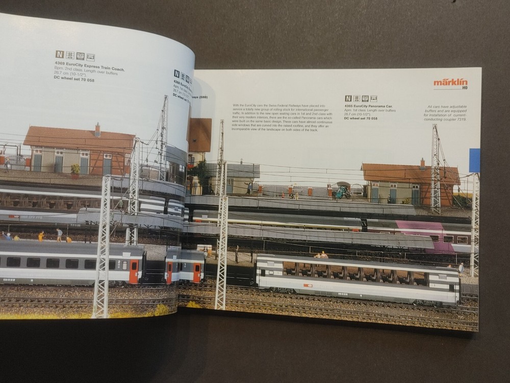 1995/96 E MARKLIN HO TRAIN CATALOG VG