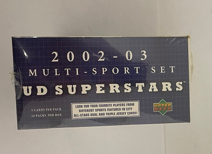 2002-03 Upper Deck Superstars Multi Sport Box 24 Pack