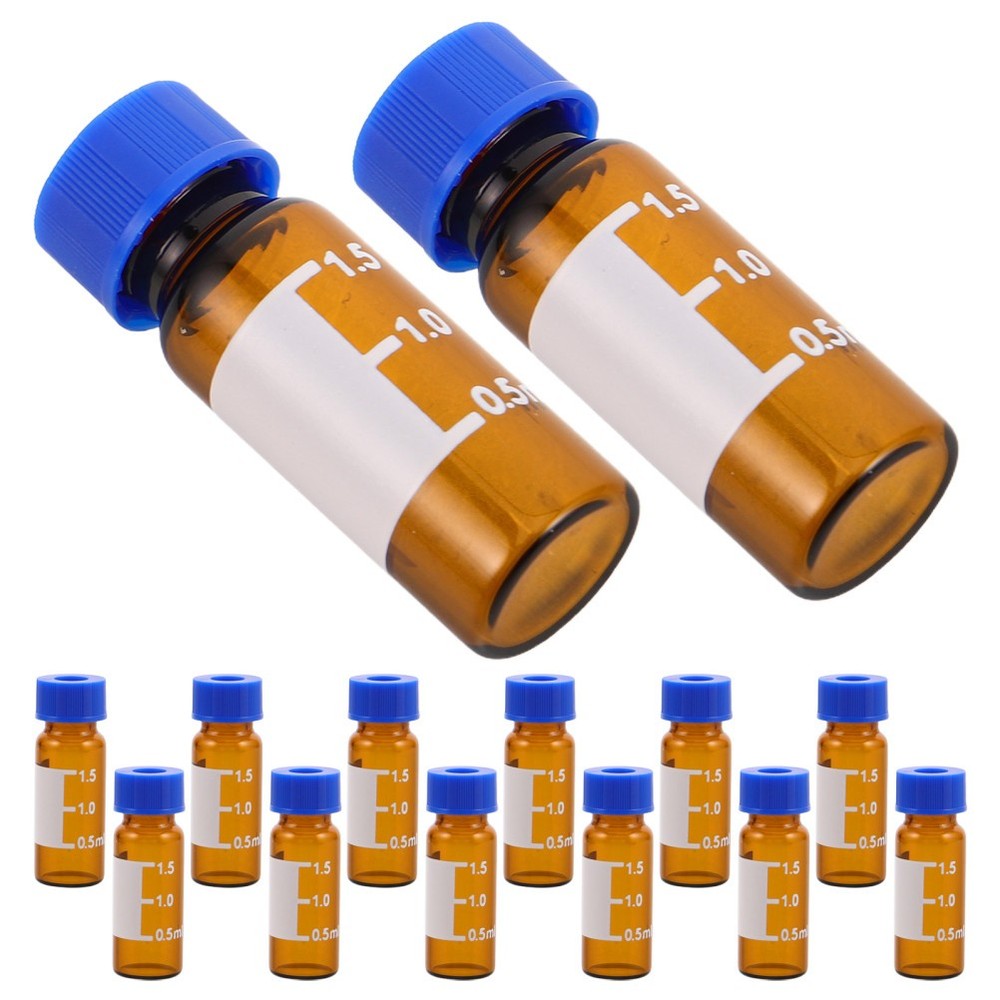 100 Pcs Chromatography Sample Vials Laboratory Bottles Auto Sampler
