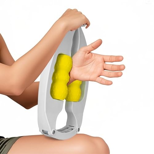 Arm Massager & Forearm Massager, Adjustable Foam Roller, Trigger Point Yellow