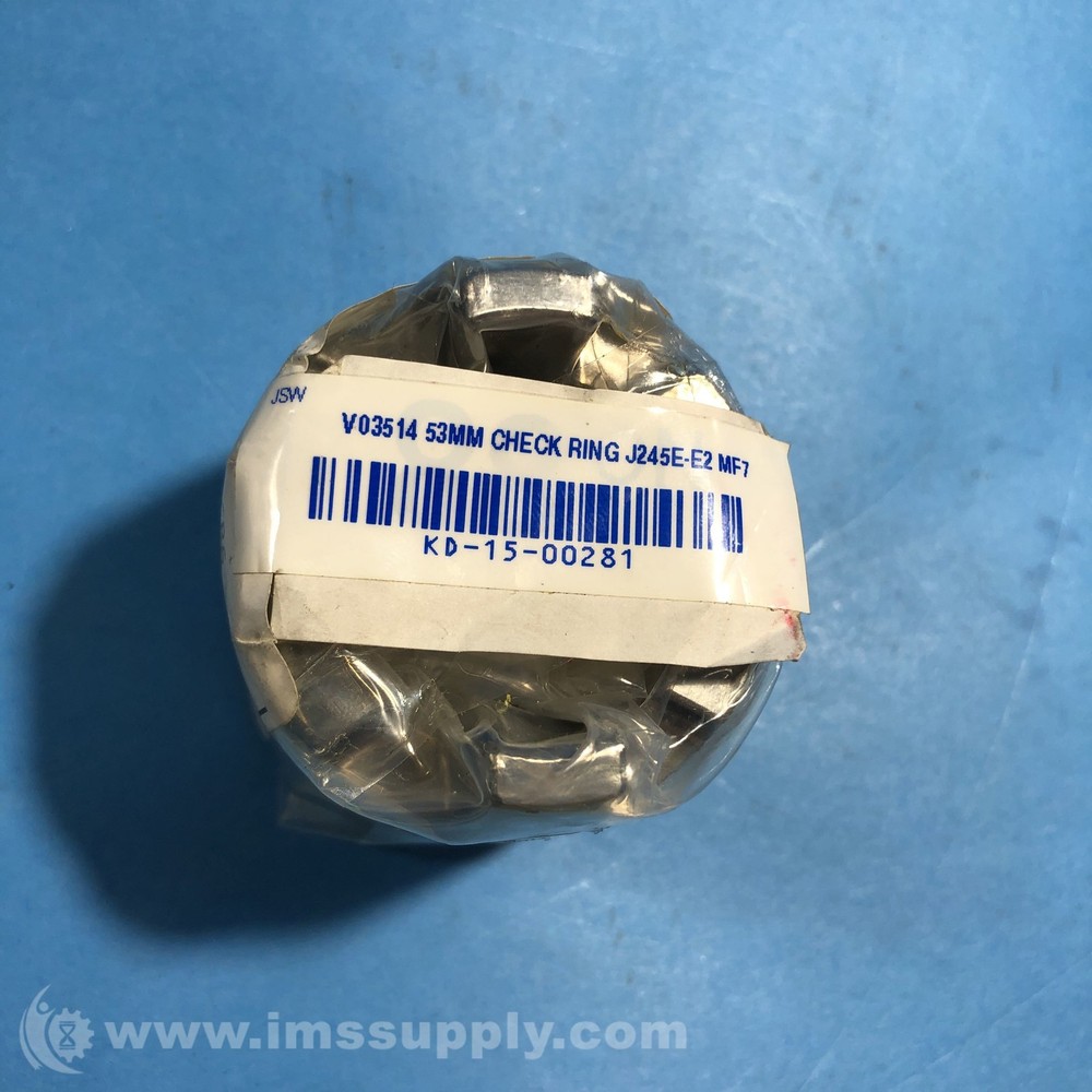 Jsw V03514 53 MM Check Ring, J245E-E2 MF7 FNFP