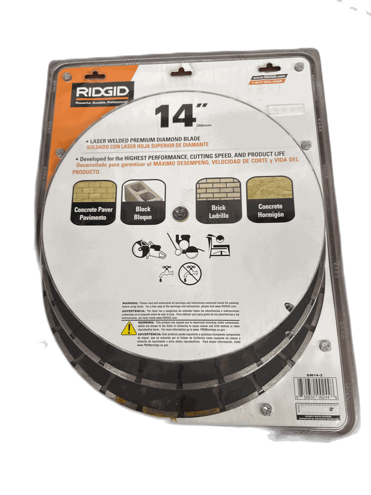 RIDGID 14 in. Diamond Blade (3-Pack)