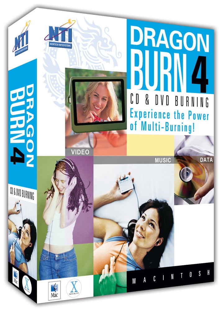 NTI Dragon Burn 4.5, CD and DVD Multi-burn Solution for Mac (DOWNLOAD)