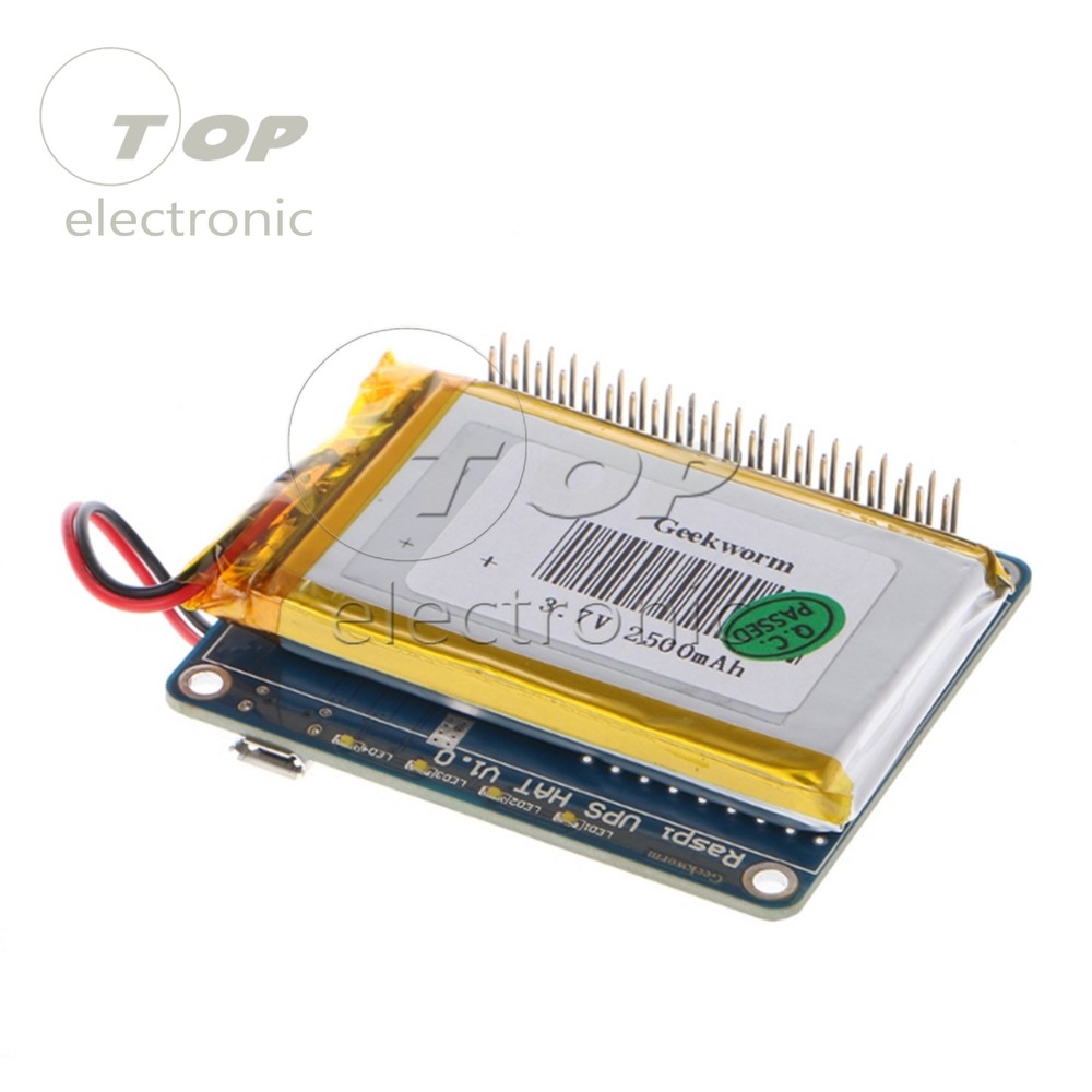Raspberry Pi Power Source UPS with Battery for Raspberry Pi 3 Model B/2B/B+