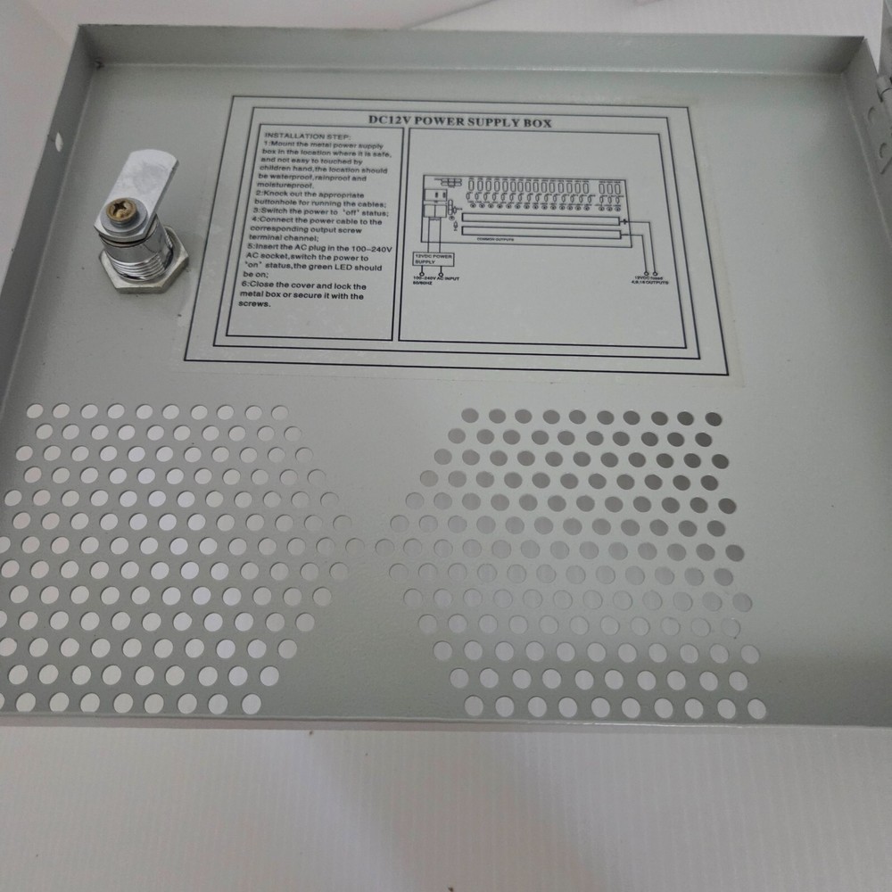 Power Supply Distribution Box CCTV DVR IR Illuminators DC1218-10A