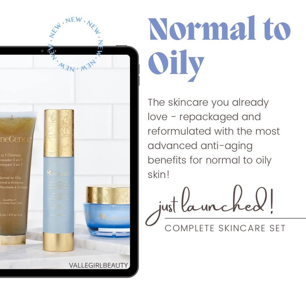 Authentic Full Size Sene Cleanser, Moisturizer-Dry, Oily, Normal, Micro $1 Ship!