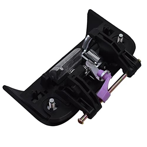 1 Pcs Rear Passenger Side Black Plastic Exterior Door Handle Replacement for