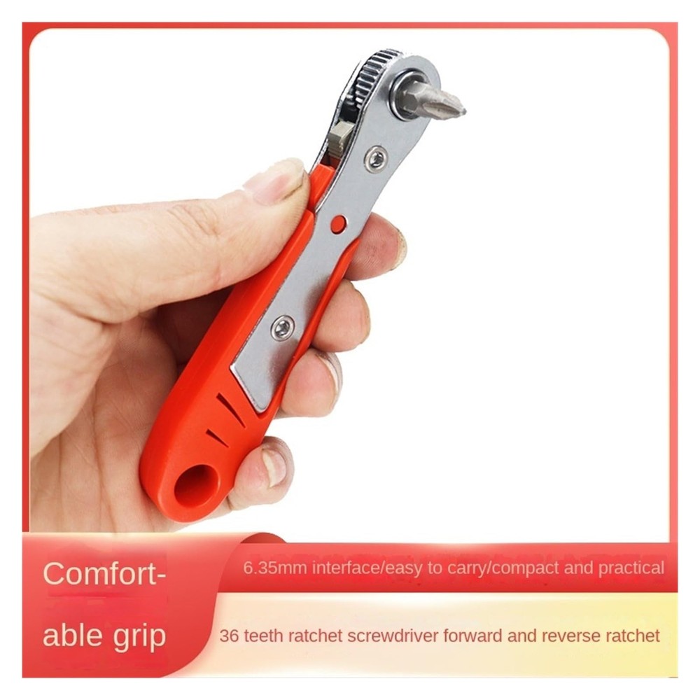 Portable Screwdriver Bit Kit with 10 Multi-Size Bits, Right Angle Drive for home