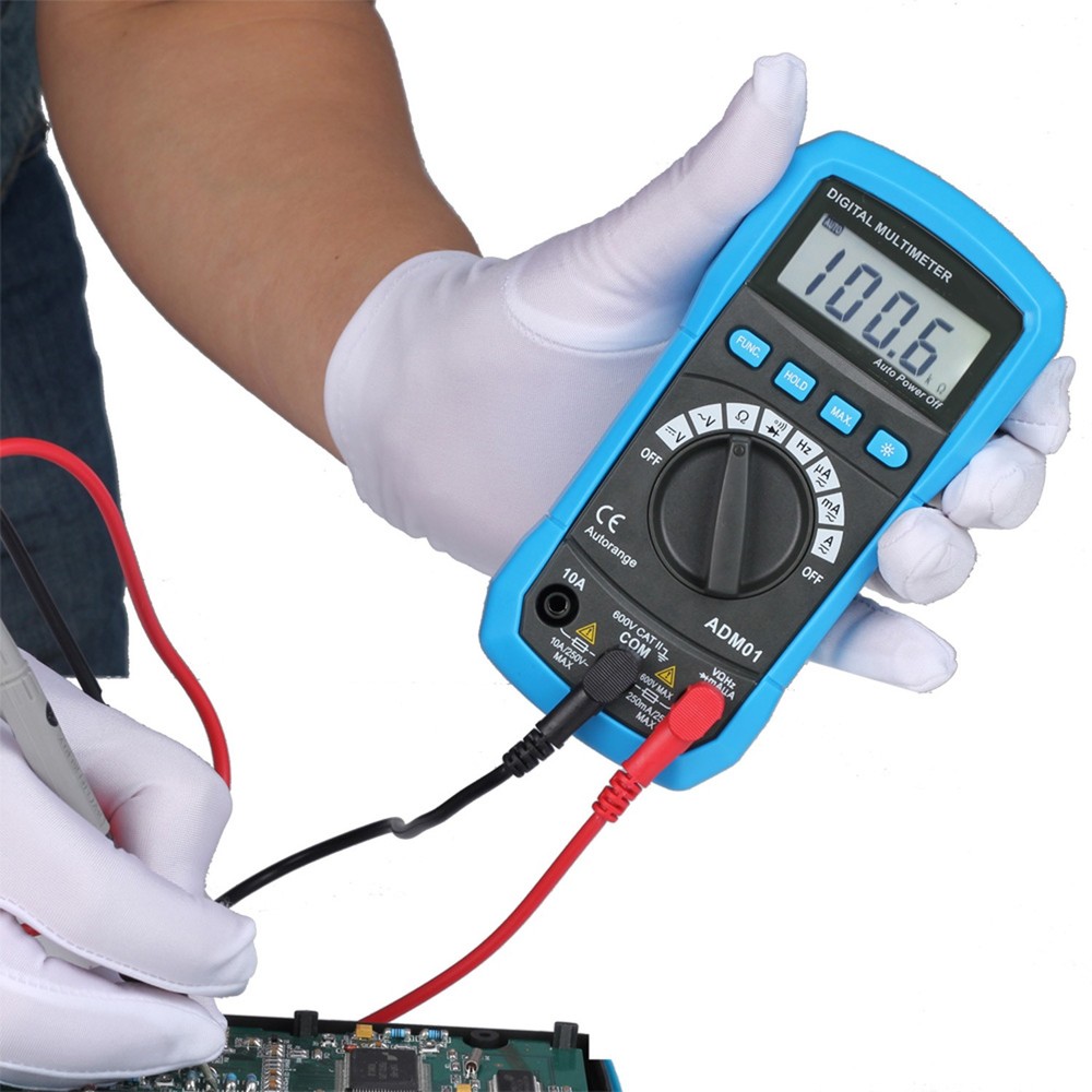 ADM01 DMM Digital Multimeter Hand-held LCD Display Auto Range AC/DC ITOM