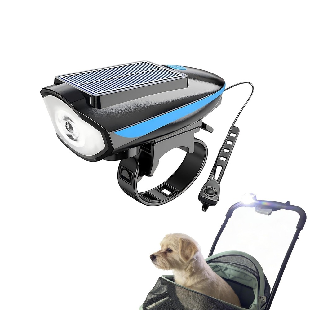 Pet Stroller Light, Solar Powered LED Light for Dog Stroller, Cat Stroller, W...