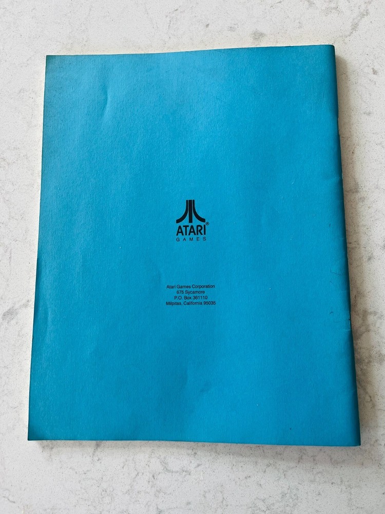 DUNK SHOT Operators Manual by SEGA - 1987 - ORIGINAL Licensed by Atari
