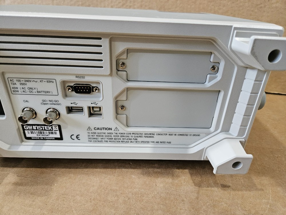POWERS ON-NOT TESTED GW Instek GDS-2062 Digital Oscilloscope Used
