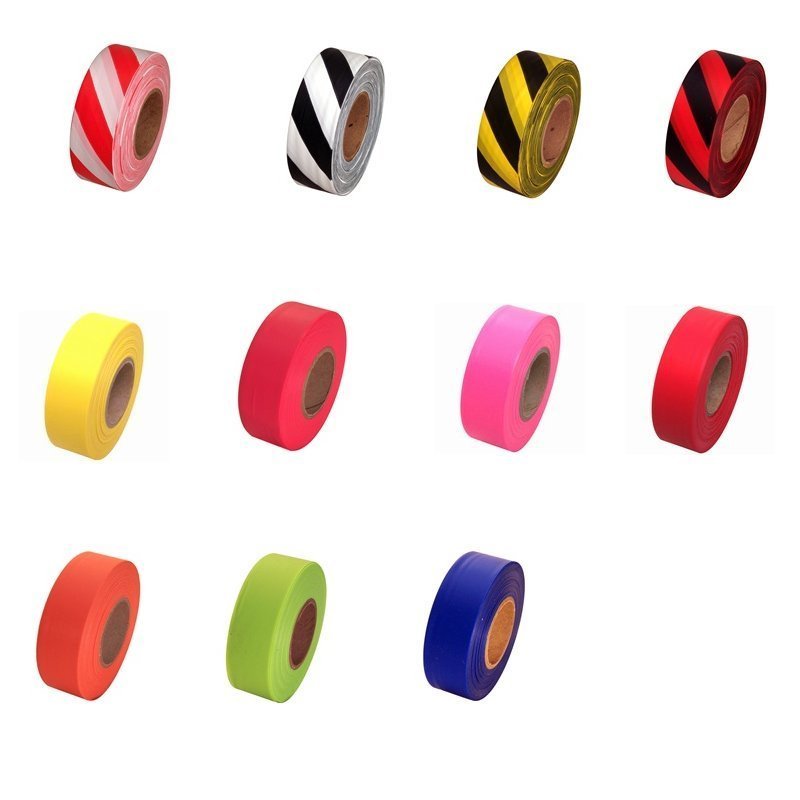 Black/Yellow Stripe Streamer 1" Wide 20 feet Long