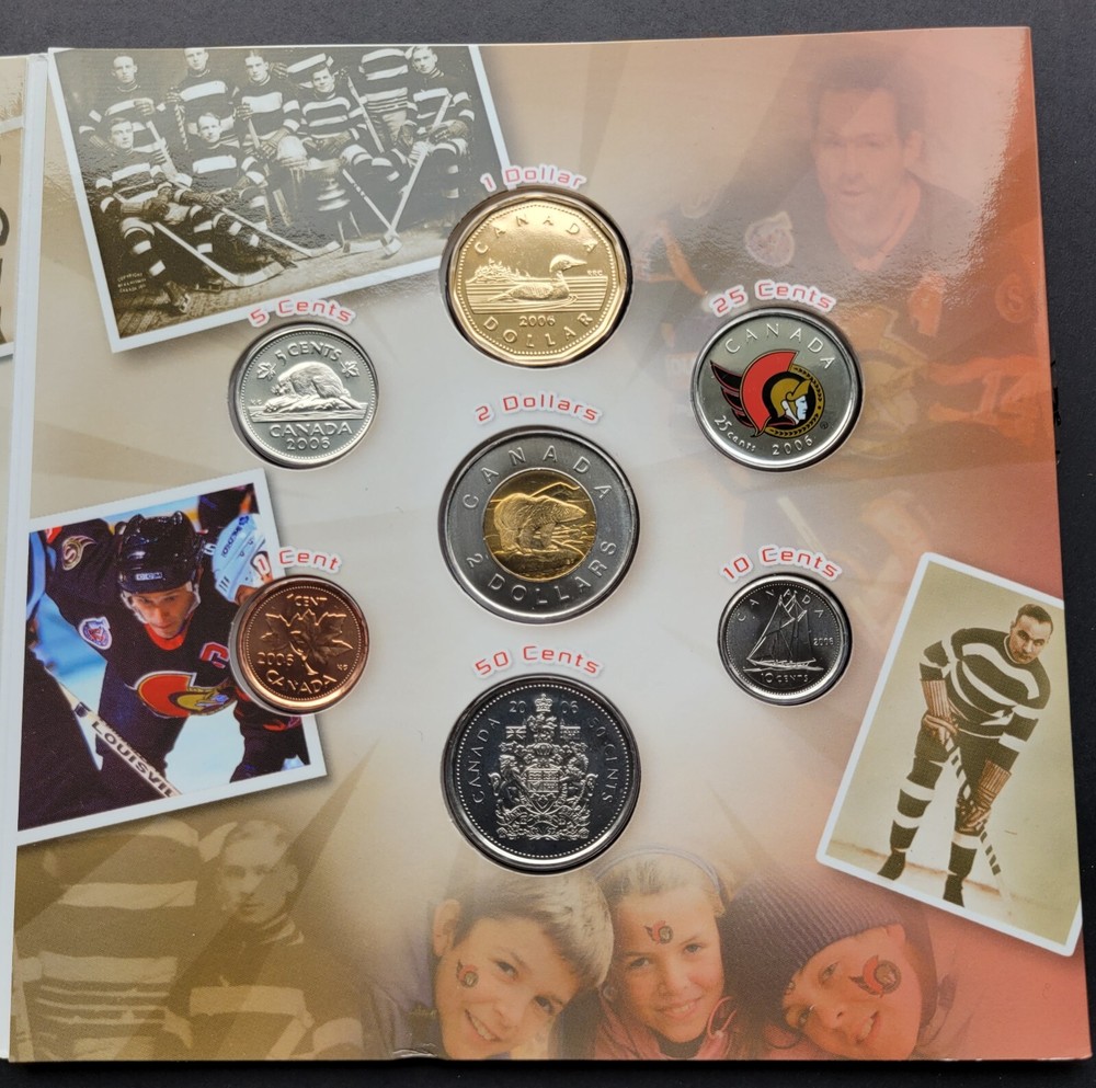 *** 2005 - 2006 OTTAWA SENATORS *** SEALED COINS SET ***