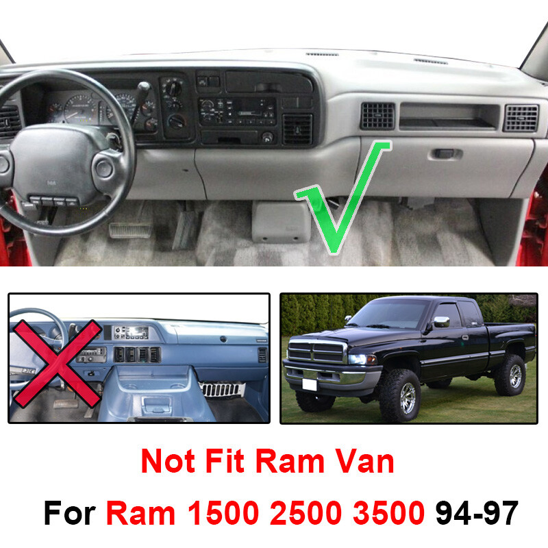 For 1994-97 Dodge Ram 1500 2500 3500 Dash Board Panel Pad Cover Replacement