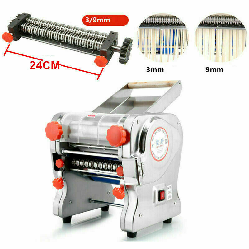 Electric Pasta Making Machine Commercial Noodle Spaghetti Maker Dough Roller