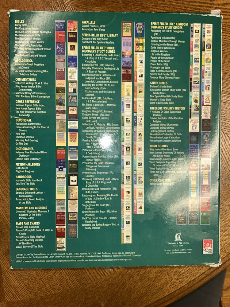 The Ultimate Bible Reference Library 100 Titles On 1 CD Rom