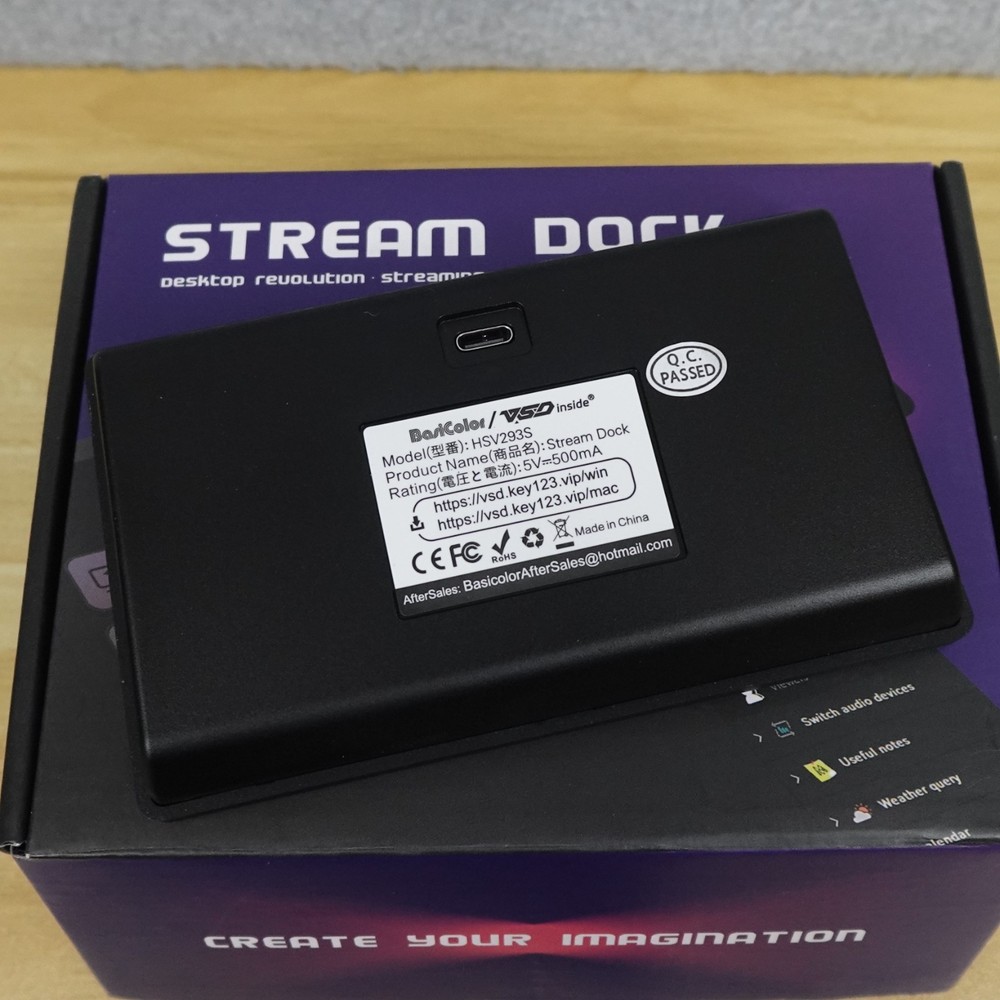 VSD Inside Stream Dock HSV293S Gaming Keyboard 15 LCD Keys USB Open Box