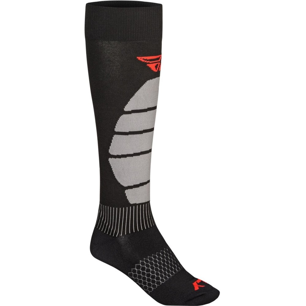 Fly Racing Black Snow Performance Coolmax Socks 350-0576L
