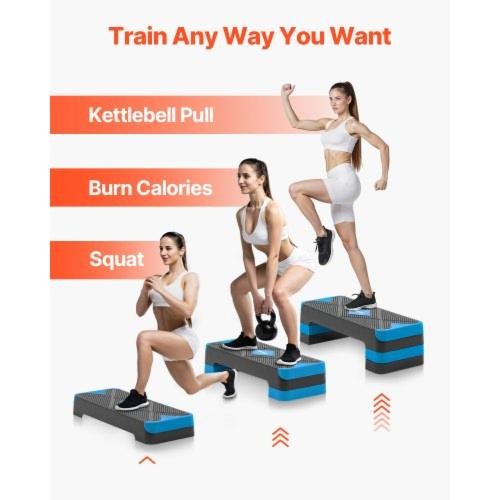 Aerobic Exercise Step Platform 28Inch Workout Aerobic Stepper Height