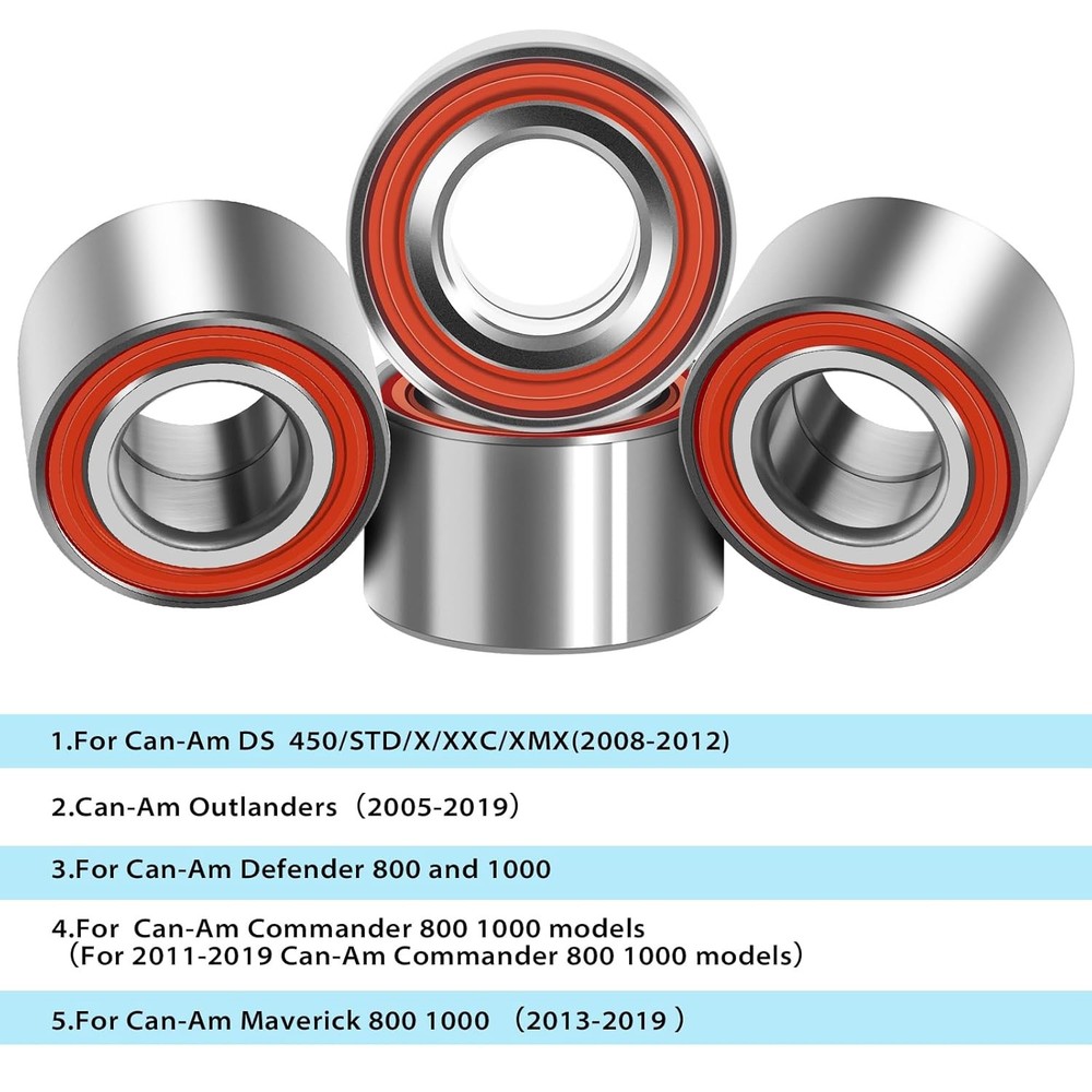 4 Pcs Wheel Bearings Kit for Can-Am