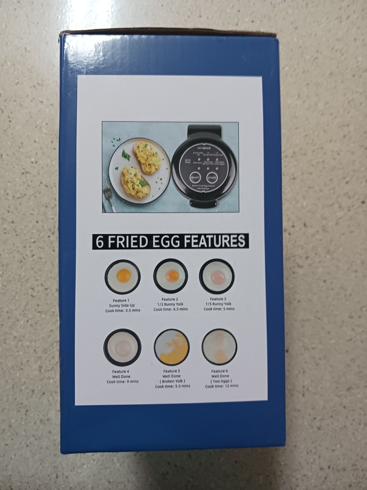 Fried Egg Cooker Smart Hyvance Automatic Non-stick 6 fried egg features