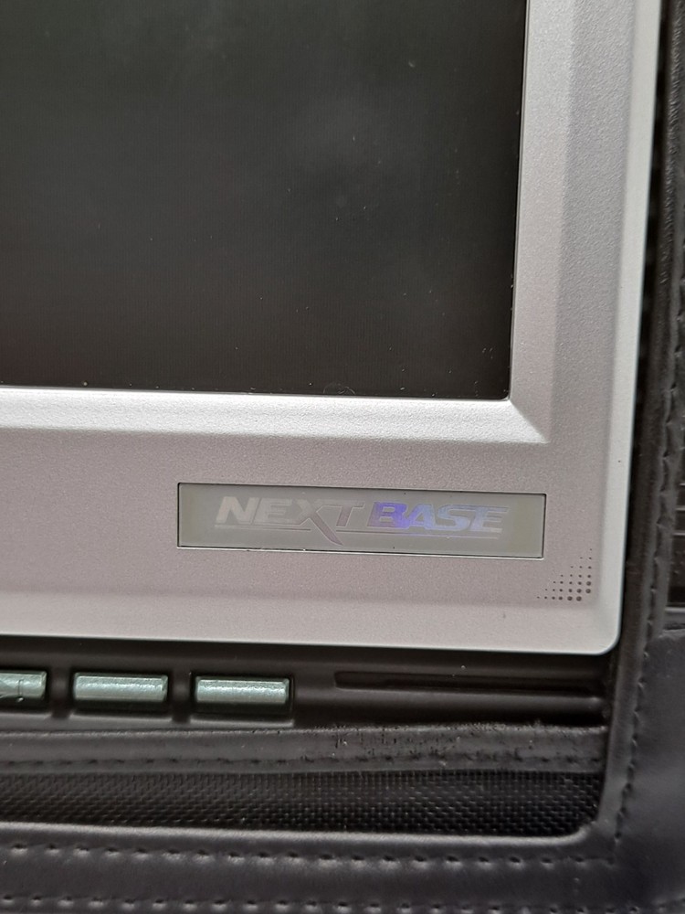 Nextbase SDV77-B Portable DVD Player 7" Car Headrest Screen Tested Working With