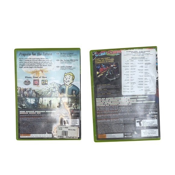 Xbox 360 Fallout 3 & DJ Hero Game Bundle Disc Only