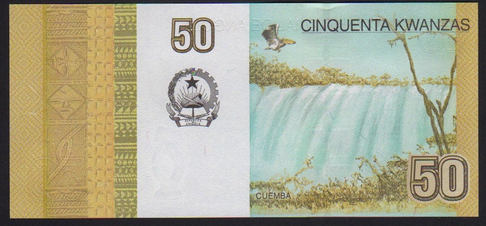 Angola 50 Kwanzas 2012 P152 Mint Unc