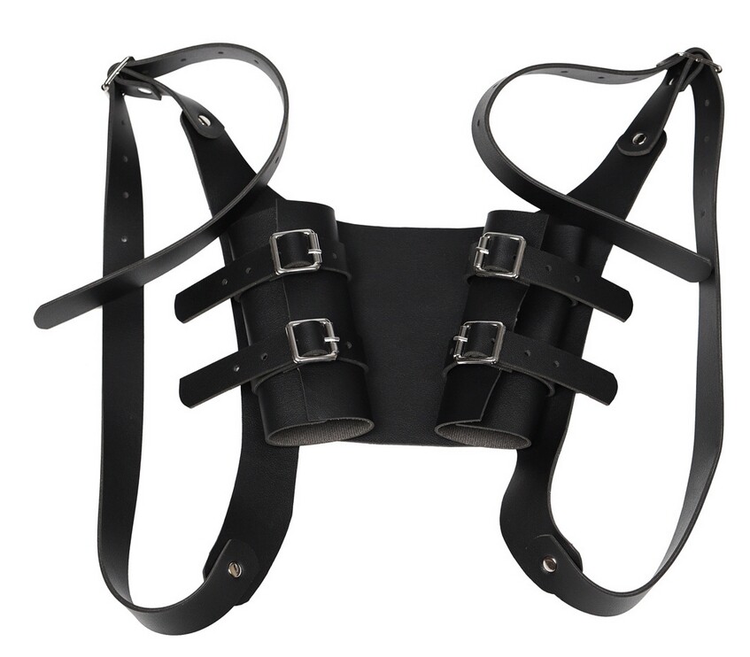 Cosplay Medieval Double Sword Shoulder Strap Adjustable Double Sword Frame