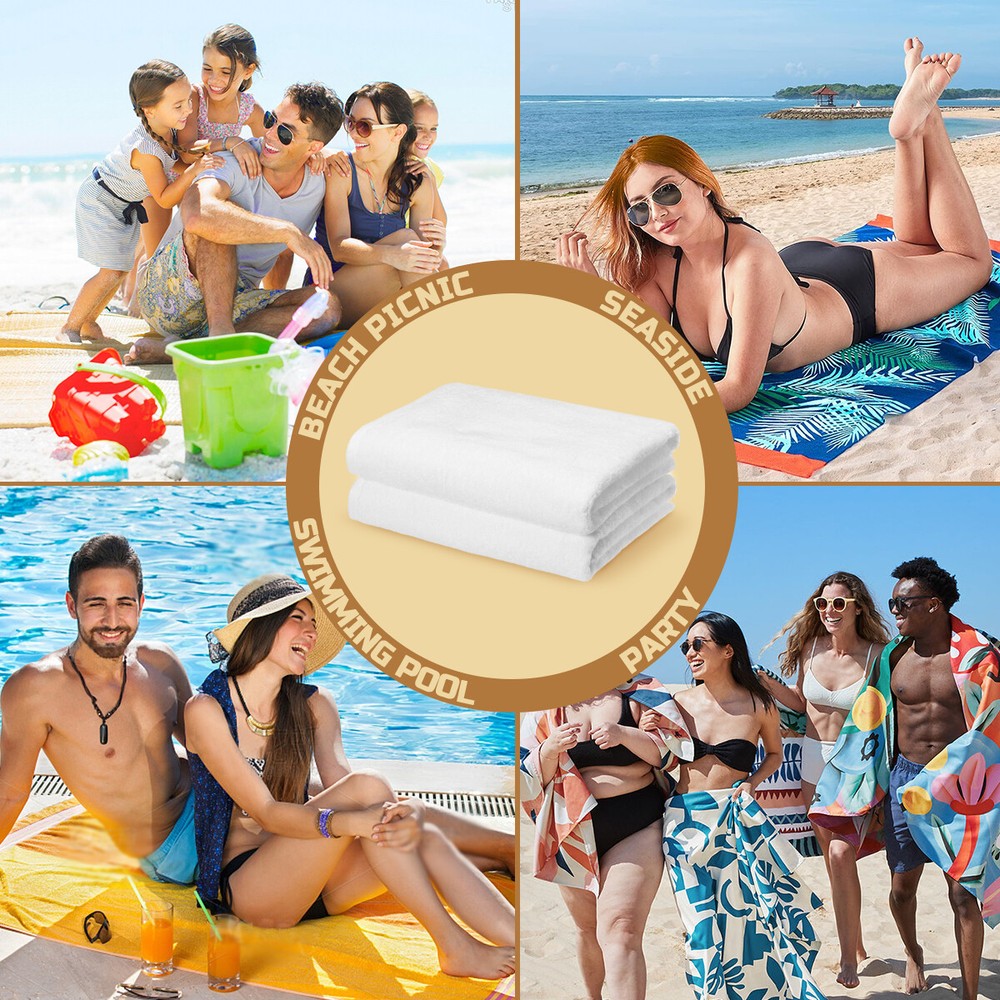 Word Party Beach Towel Quick Drying Microfiber 30"x60" Birthday Gift