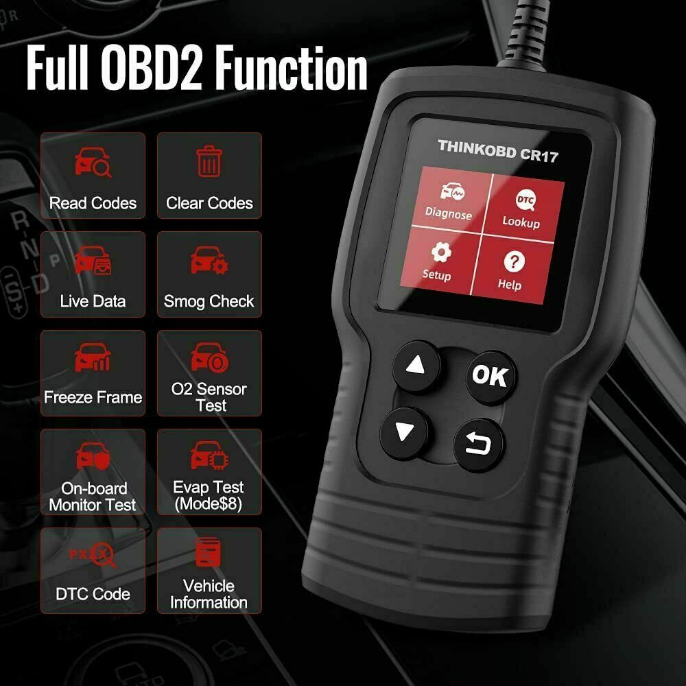 THINKODBD CR17 OBD2 Scanner Code Reader Diagnostic Scan Tool Check Engine Fault