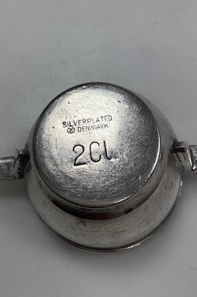 Danish Silverplate Spirit measuring cup