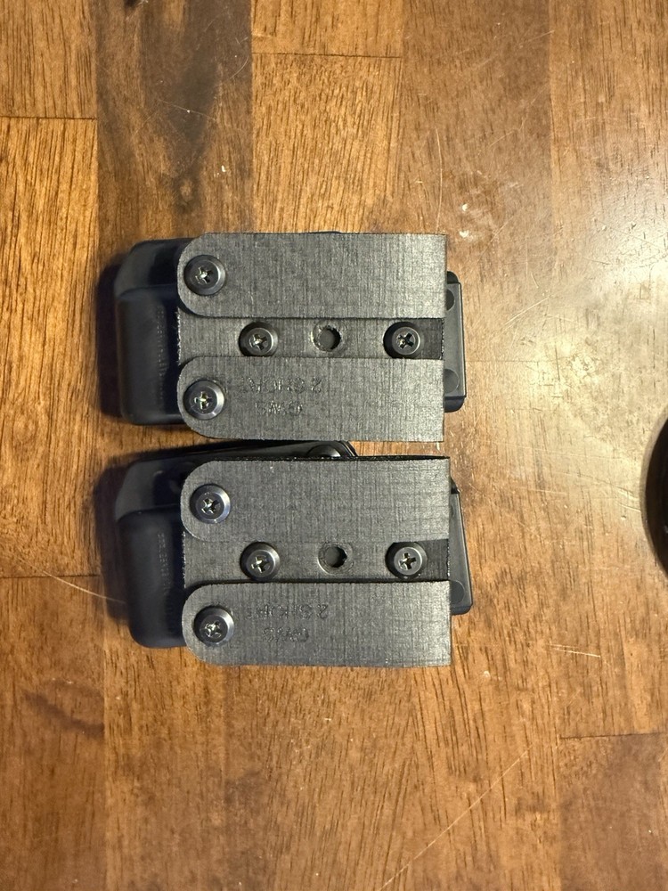 Zero9 9mm single mag pouches with Guardian Warrior Solution Molle attachments