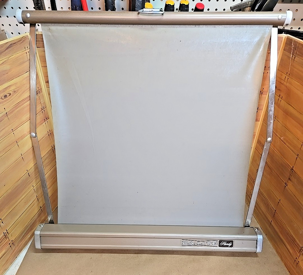 Vintage Da-Lite Handy Screen; Retractable
