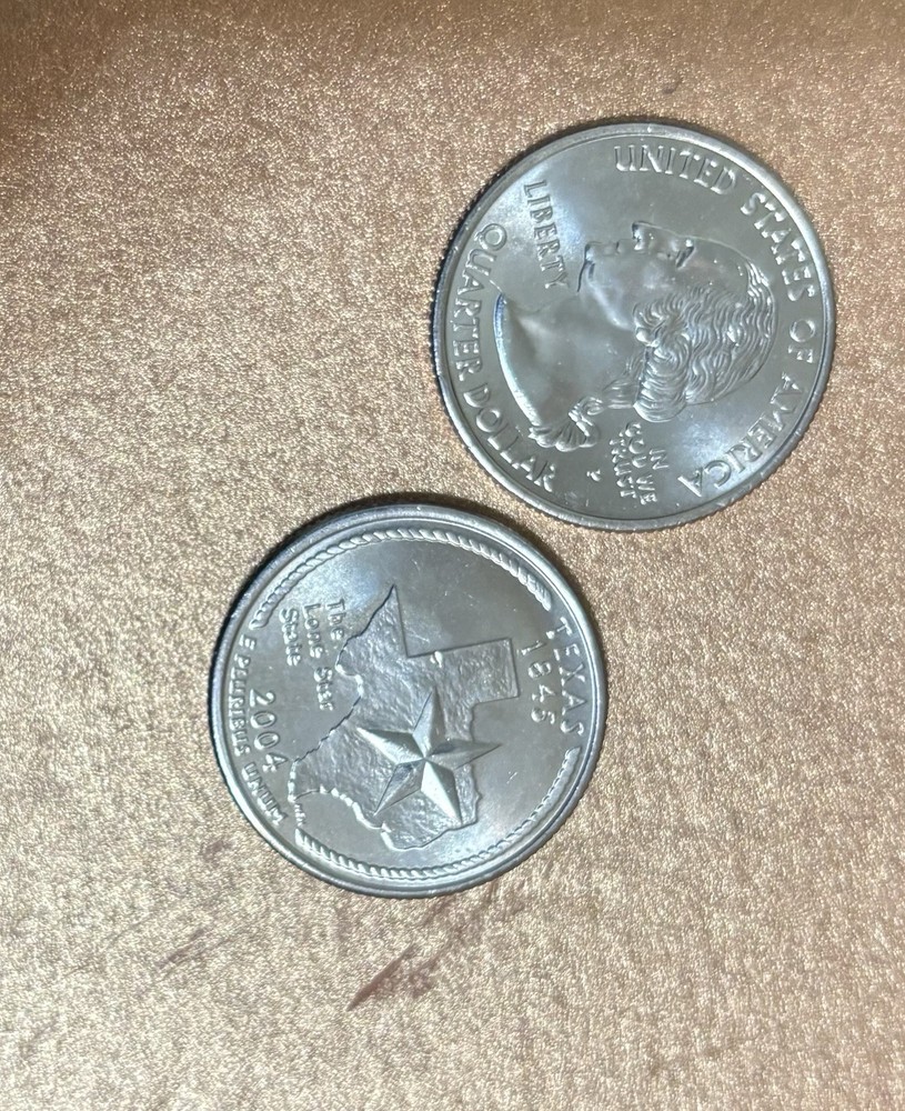USA State Quarter 2004 Texas uncirculated