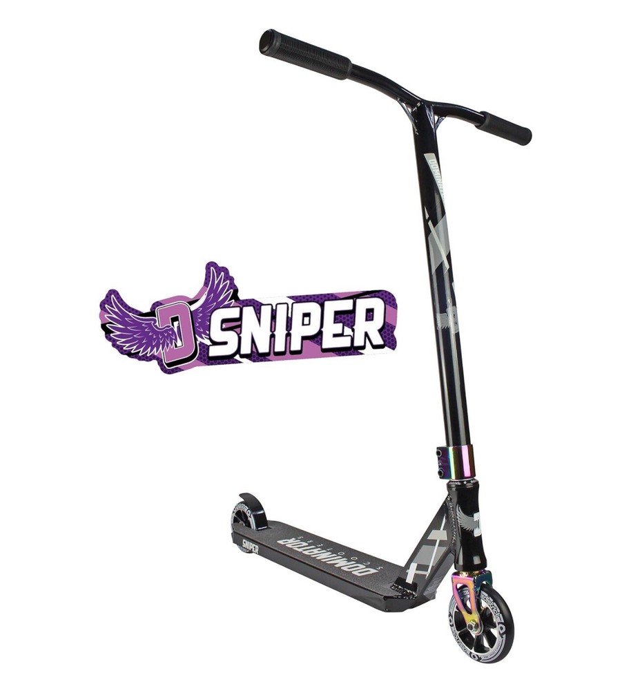 Dominator Scooters / Sniper Model / Expert/ Chrome Fork/ Black / Kick Scooter