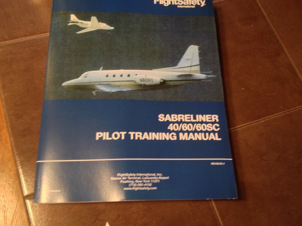 Sabreliner 40, 60 & 60SC Pilots Training Manual