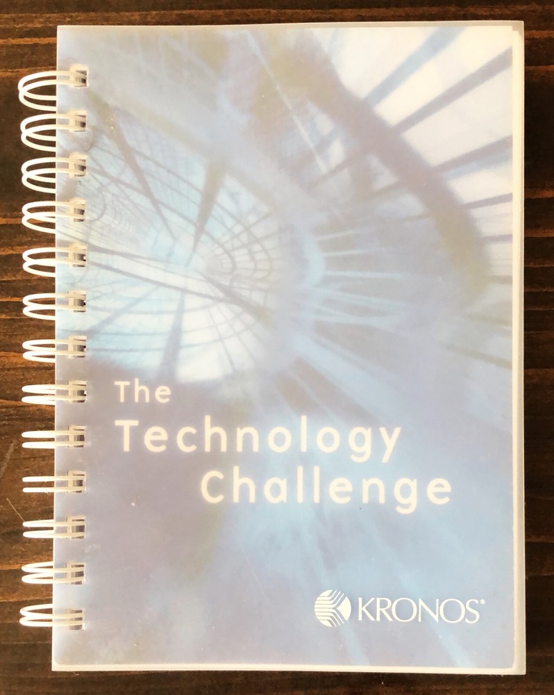 Vintage Blue Kronos Technology Challenge Lined Journal