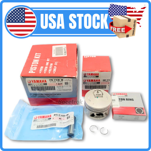 For Yamaha TTR110 TTR110E Piston Kit Standard STD  Piston Ring Pin STD Genuine