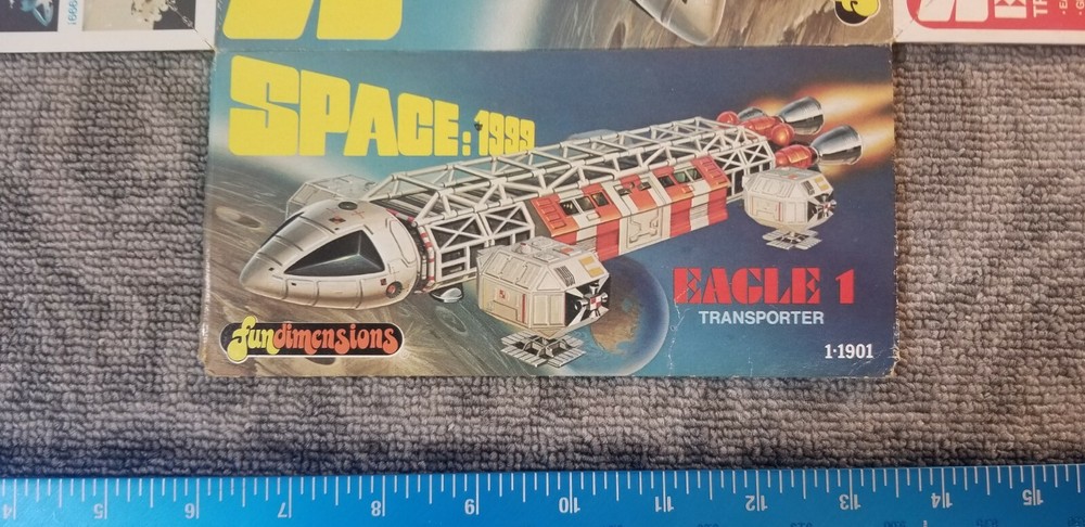 VINTAGE SPACE 1999 EAGLE 1 TRANSPORTER BOX TOP ONLY 91A