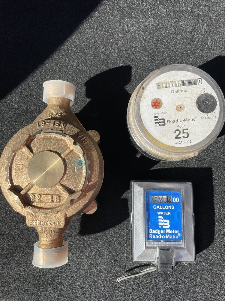 Badger M25 Brass & Plastic Water Meters