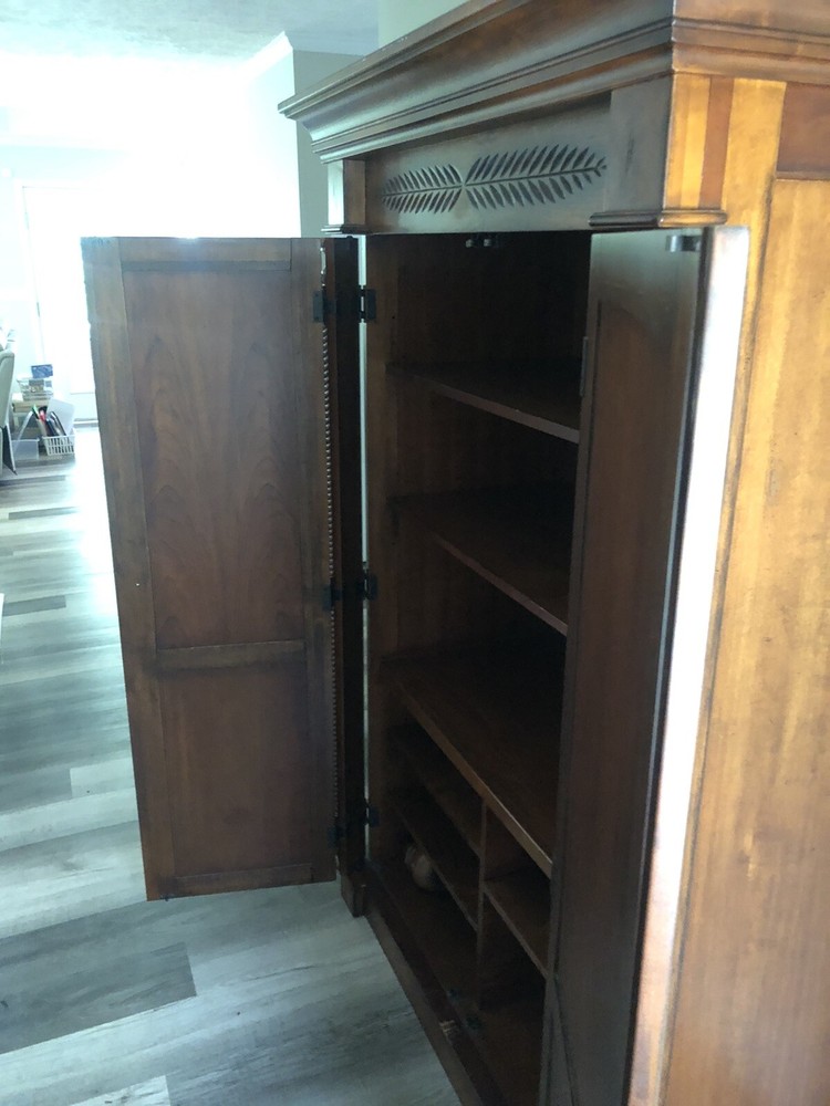 antique armoire closet wardrobe