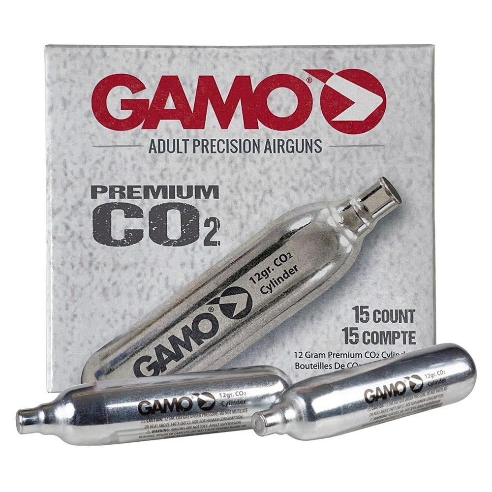 Gamo 12 Gram CO2 Cylinders (15 count)