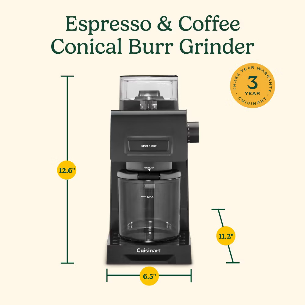 Cuisinart Conical Burr Mill Grinder