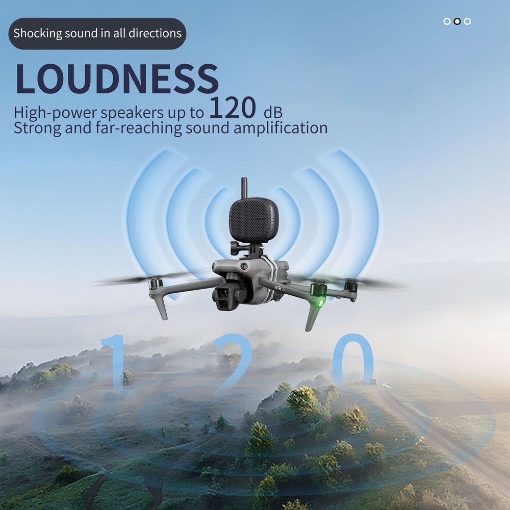 Universal Drone Wireless Speaker Megaphone Loudspeaker for DJI Accessories