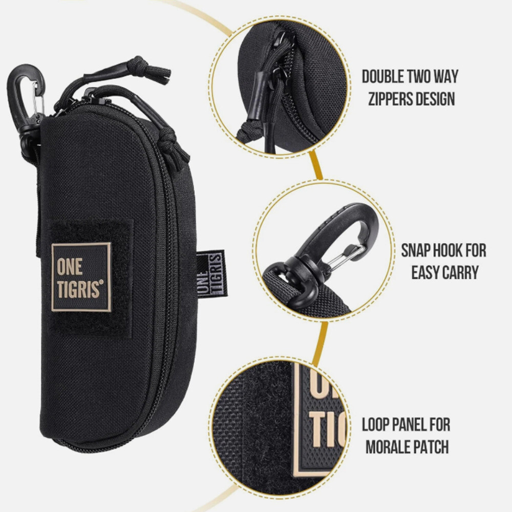 Tactical Molle Glasses Pouch Hard Case Shockproof Sunglasses Case Protective Box